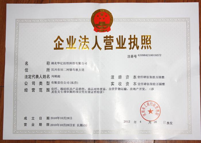 企业法人营业执照